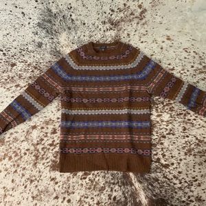 JCrew lambs wool fairisle sweater-XS
